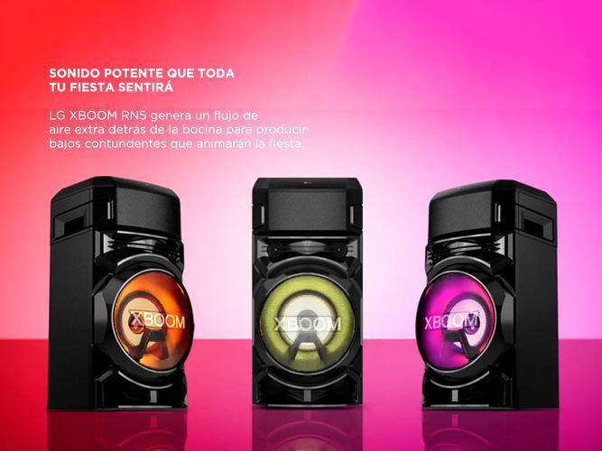 Parlante LG Xboom Rn5 Bluetooth Microfono 500w - 2