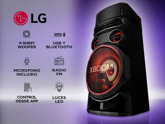Parlante Torre de Sonido LG XBOOM RN7 - 1