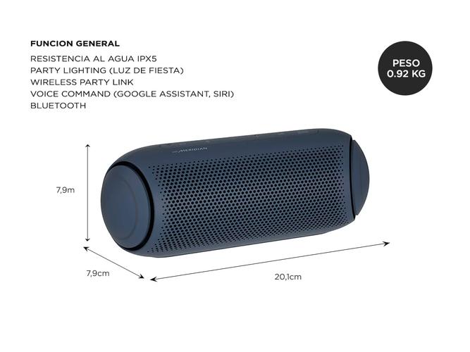 Parlante LG Bluetooth Xboom Go PL5 Portátil 20w  - 4