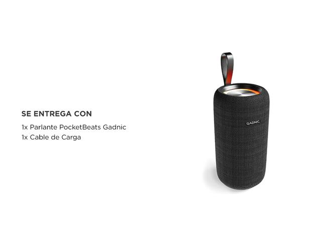 Parlante Portatil EchoGo Gadnic Bluetooth Con Luz RGB  - 5