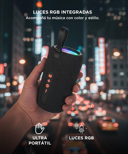 Parlante Portatil EchoGo Gadnic Bluetooth Con Luz RGB  Outlet - 4