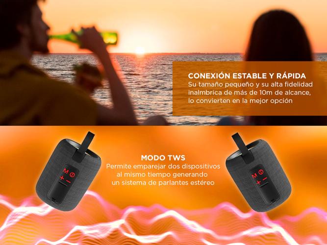 Parlante Bluetooth Gadnic PocketBeats Portatil  - 3