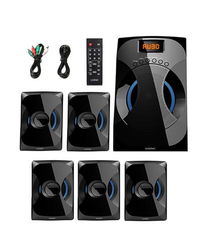 Home Theater Gadnic Sistema De Altavoces Multimedia 51 Bluetooth Con Subwoofer Amplificado 45W Control Remoto Radio FM RCA Para TV PC Y Reproductores - 6