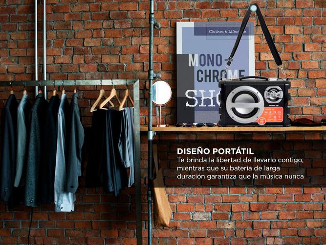 Parlante Winco Potenciado Portatil Bluetooth USB Karaoke 40W - 3