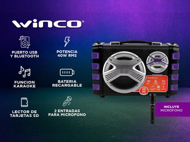Parlante Portátil Bluetooth Winco W211 - 1