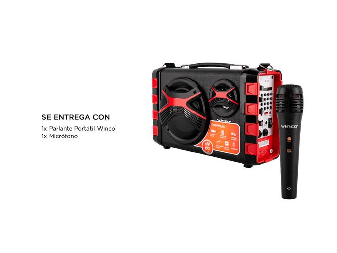 Parlante Portátil Bluetooth Winco W211 - 4