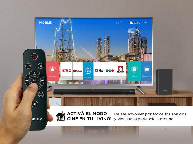 Barra De Sonido Noblex Sb100sw Soundbar 2.1 90w Bluetooth HDMI - 3