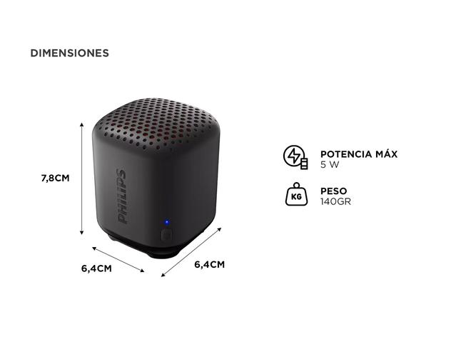 Parlante Bluetooth Philips TAS1505B/00 - 4