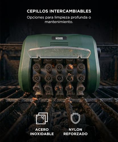 Cepillo Electrico Limpiador De Parrilla Bron By Gadnic Recargable Potente - 3