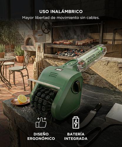 Cepillo Electrico Limpiador De Parrilla Bron By Gadnic Recargable Potente - 4