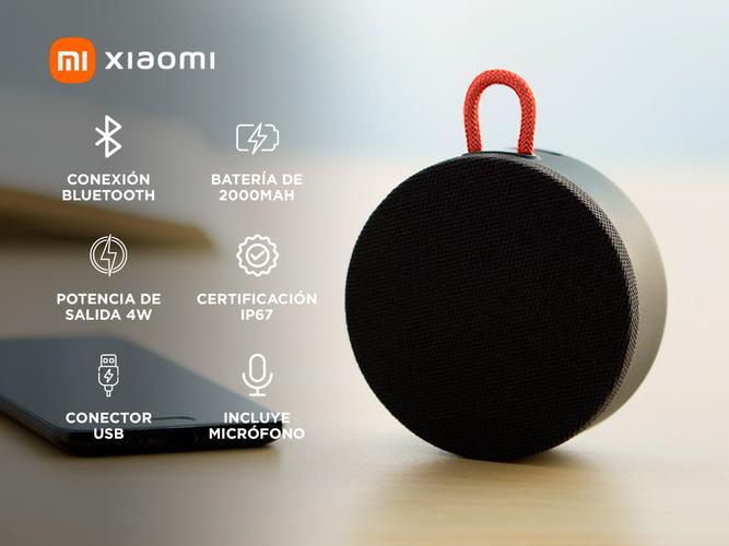 Parlante Xiaomi Mi Portable Bluetooth Grey - 1