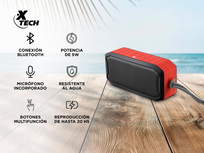 Parlante Portátil X-Tech Malloy con Bluetooth XTS-621 - 1