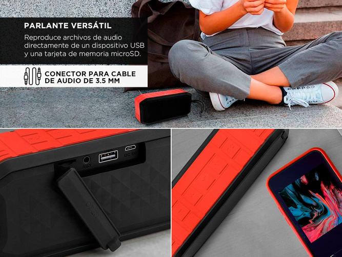 Parlante Portátil X-Tech Malloy con Bluetooth XTS-621 - 3