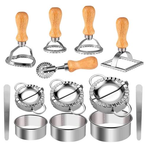 Set x 13 Cortantes de Pasta Empanadas Maddy Gadnic Acero Inoxidable - 0