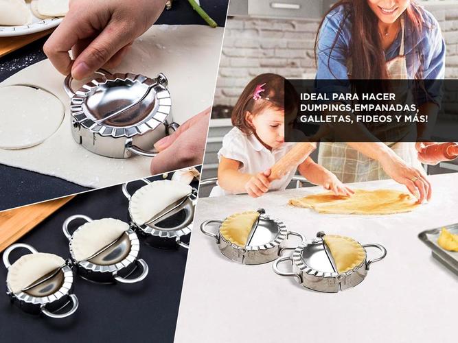 Set x 13 Cortantes de Pasta Empanadas Maddy Gadnic Acero Inoxidable - 3