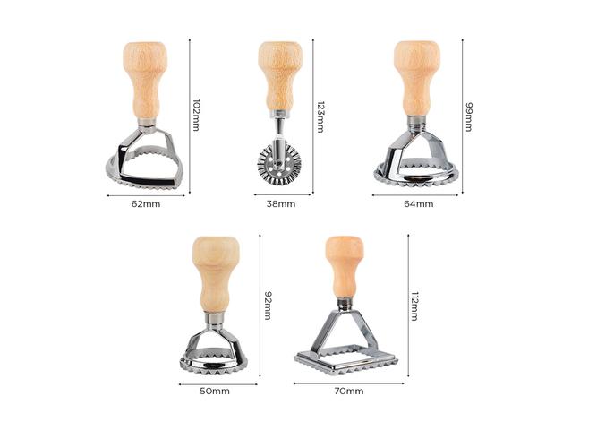 Set x 13 Cortantes de Pasta Empanadas Maddy Gadnic Acero Inoxidable - 4