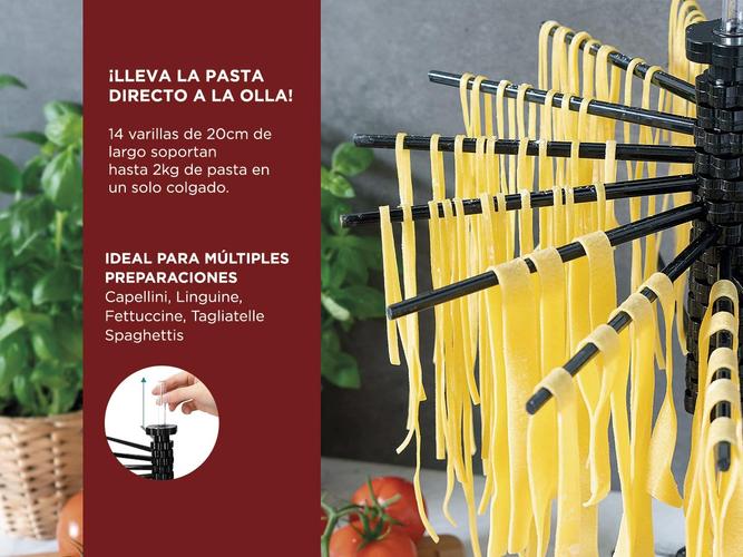 Secador De Pasta Gadnic Plegable Con 14 Varillas - 2