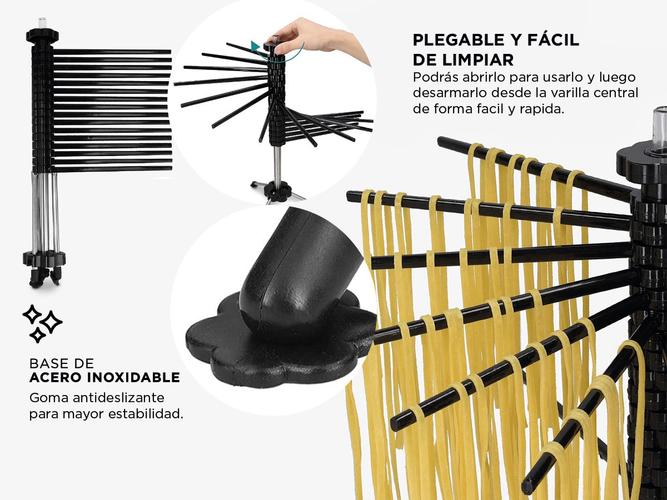 Secador De Pasta Gadnic Plegable Con 14 Varillas - 3