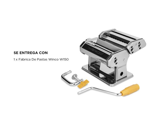 Fabrica De Pastas Winco W150 Maquina Acero Inoxidable - 4