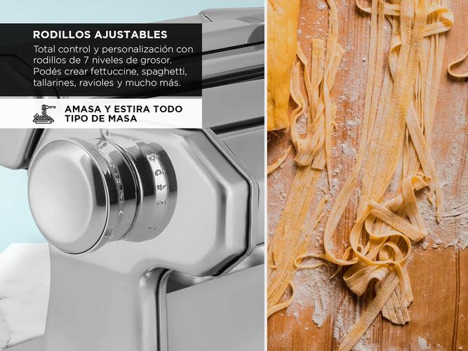 Fábrica de Pasta Manual Winco 18cm Acero inoxidable W180F  - 2