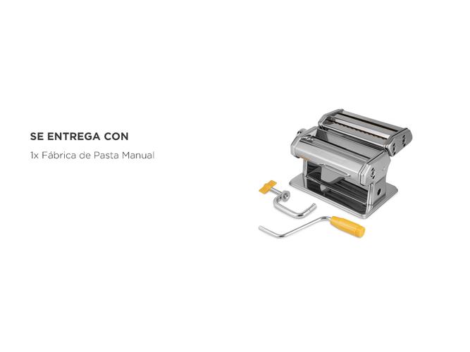 Fábrica de Pasta Manual Winco 18cm Acero inoxidable W180F  - 5