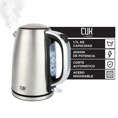 Pava Eléctrica Cuk By Gadnic 1.7L 2000W Acero Inoxidable   - 0