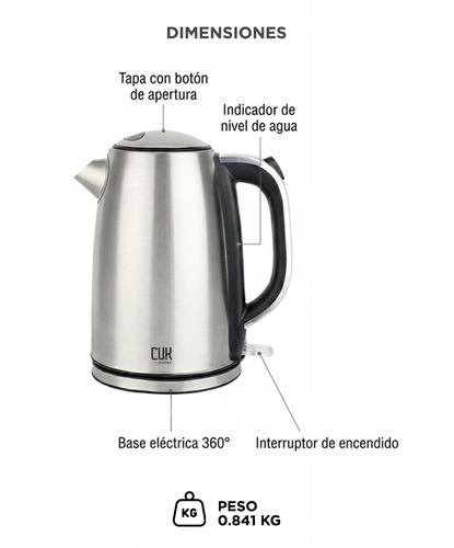 Pava Eléctrica Cuk By Gadnic 1.7L 2000W Acero Inoxidable   - 5