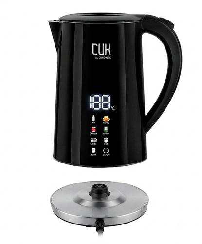 Pava Eléctrica Cuk By Gadnic 1.7L 2200W Con Display Digital Acero Inoxidable - 6