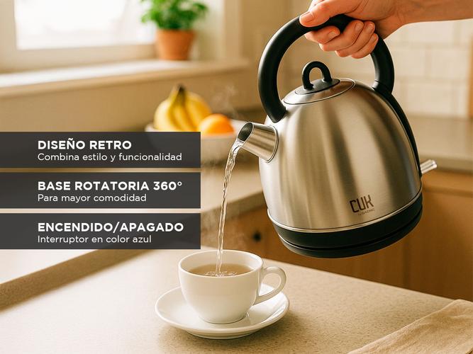 Pava Electrica Cuk Gadnic 17L Acero Inoxidable - 4