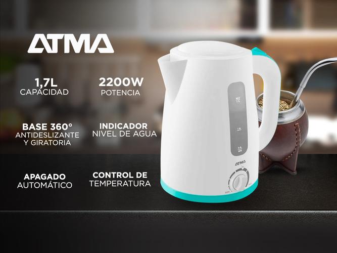 Pava Electrica ATMA PE5717N corte de mate  - 1