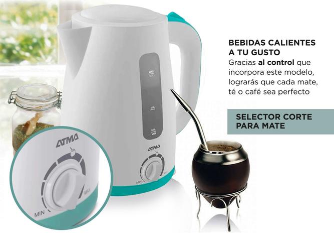 Pava Electrica ATMA PE5717N corte de mate  - 2