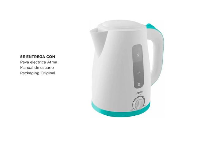 Pava Electrica ATMA PE5717N corte de mate  - 4