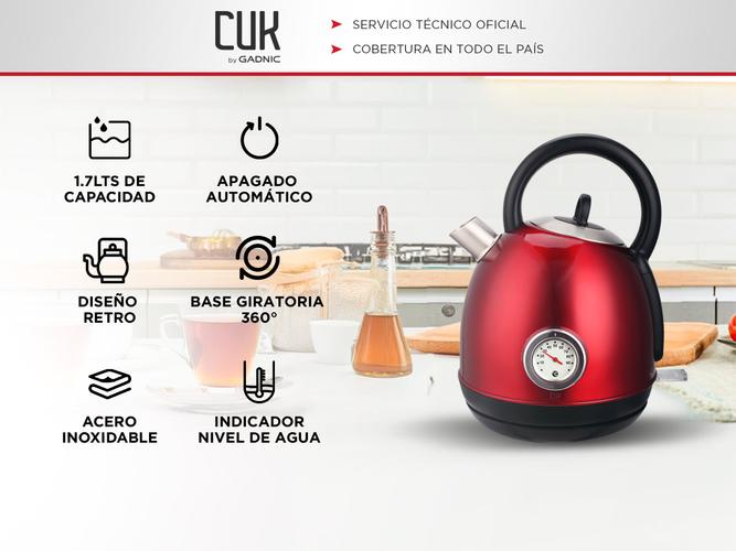 Pava Eléctrica Retro Gadnic Con Medidor  - 1