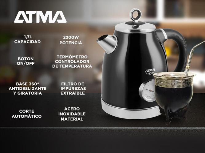 Pava Electrica Atma Peatp21vbp 1.7L Vintage - 1