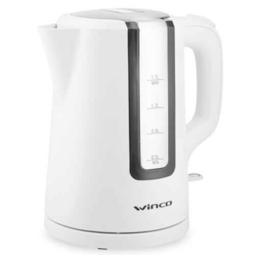 Pava Electrica Winco Jarra Corte Automatico 1.7L Blanco  - 0