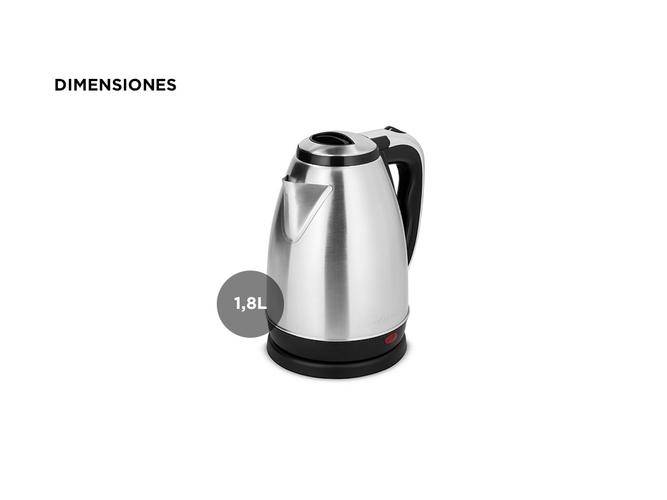 Pava Jarra Electrica Winco 18L 1500W Acero Inoxidable - 4