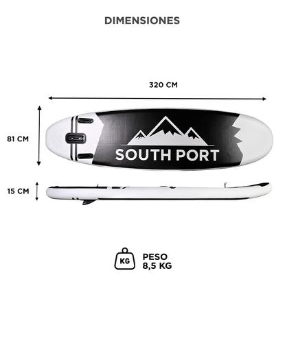 Stand Up Paddle Gadnic Bertha Tabla Inflable Remo Inflador Bolso  - 5