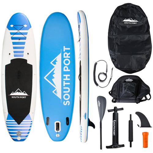 Stand Up Paddle Azul Gadnic PB10220 Tabla Inflable Remo Inflador Bolso - 0