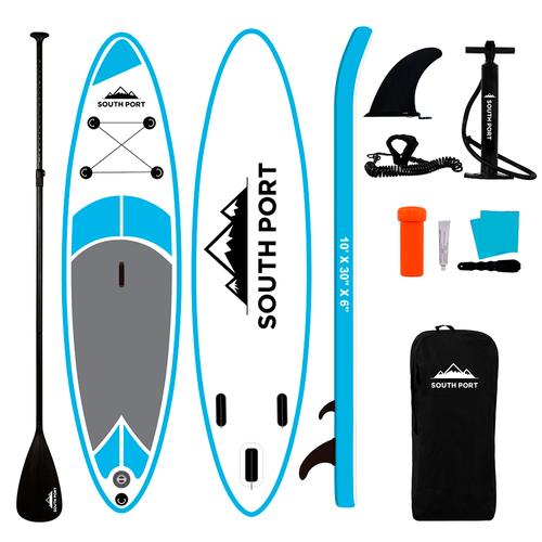 Tabla Paddle Surf South Port By Gadnic Inflable Base Antideslizante Stand Up Board 305 cm Con Remo - 0