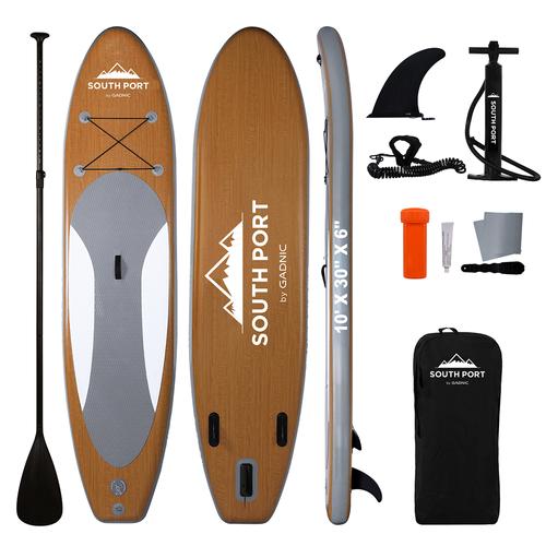 Tabla Paddle Surf South Port By Gadnic Inflable Base Antideslizante EVA Board 305 cm Con Remo - 0