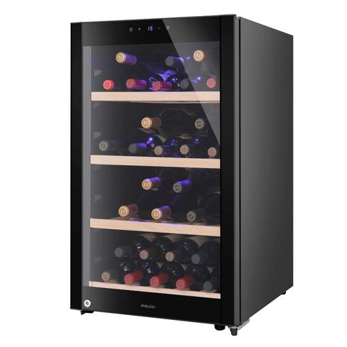 Cava Eléctrica Philco Phcav052n 52 Botellas Estantes Madera - 0
