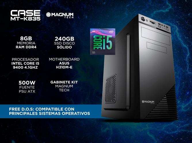 Computador Pc Armada Intel Core i5 9400 Ssd 240gb 8gb Kit Teclado y Mouse - 1