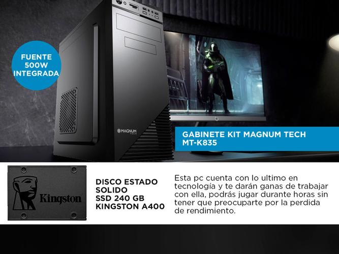 Computador Pc Armada Intel Core i5 9400 Ssd 240gb 8gb Kit Teclado y Mouse - 3