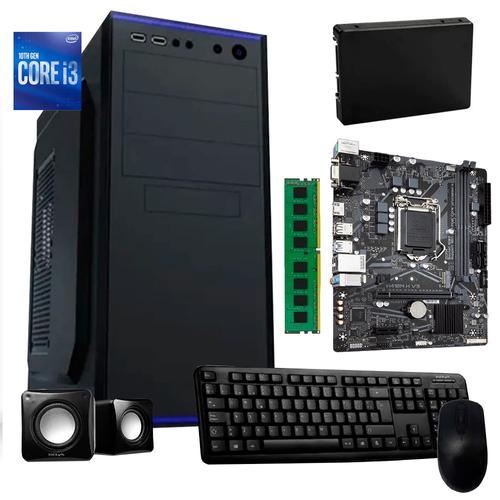 Pc Armada de Escritorio Intel i3 10100 8GB SSD 240GB Oficina Hogar Web  - 0