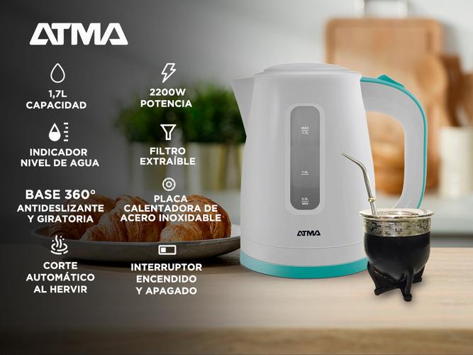 Pava Eléctrica Atma 1.7 Lts PE0821AP - 1