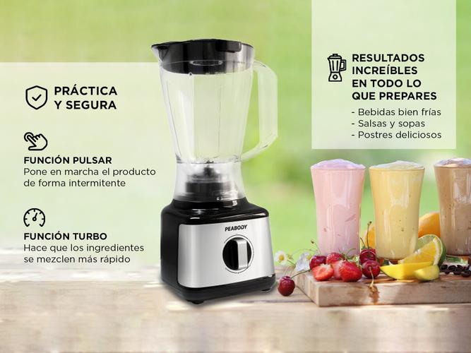 Licuadora Peabody Pe-ln601 1,5l 5 Vel + Pulso 600w - 2