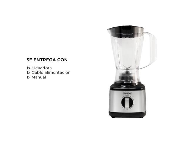 Licuadora Peabody Pe-ln601 1,5l 5 Vel + Pulso 600w - 4