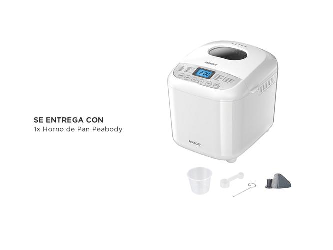 Horno de Pan Peabody 1KG 19 Programas PEFP900B - 5