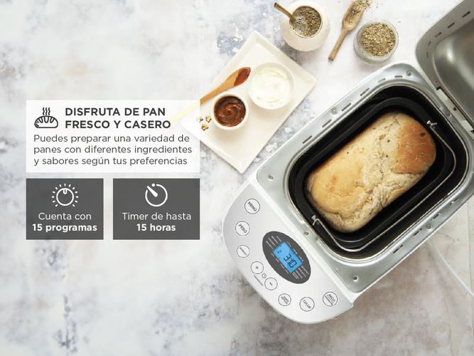 Horno de Pan Peabody 1,6KG 15 Programas FP1600B - 2