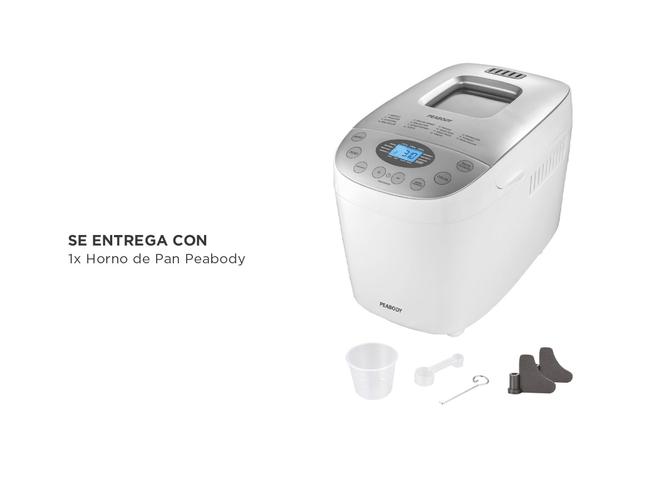 Horno de Pan Peabody 1,6KG 15 Programas FP1600B - 5